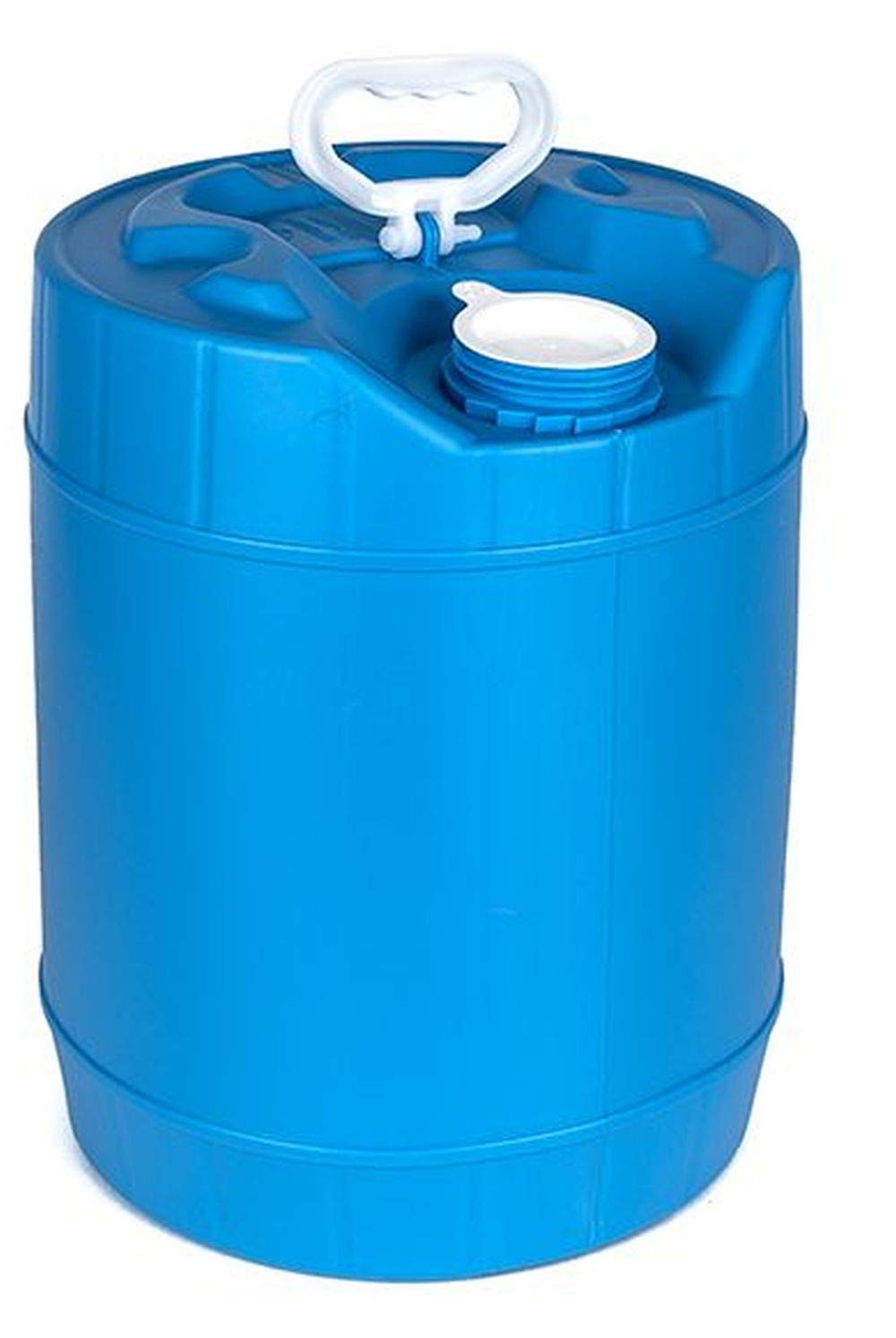 5 Gallon Round ClosedHead Plastic Jugs, with Screw Cap