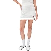 Casablanca Women's Boucle Cotton Skirt