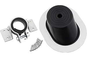 SPEEDWAY MOTORS Steering Column Mounting Bracket/Oval Firewall Boot Seal Set