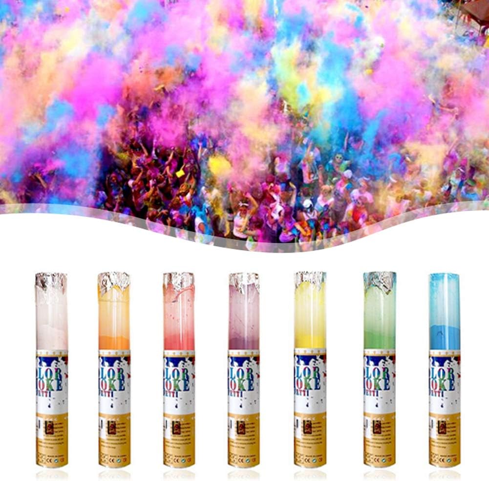 CURE SECRET Smoke Show Props Studio Photography Props Outdoor Party Colorful Spray Corn Flour Props(Multicolor Choices)