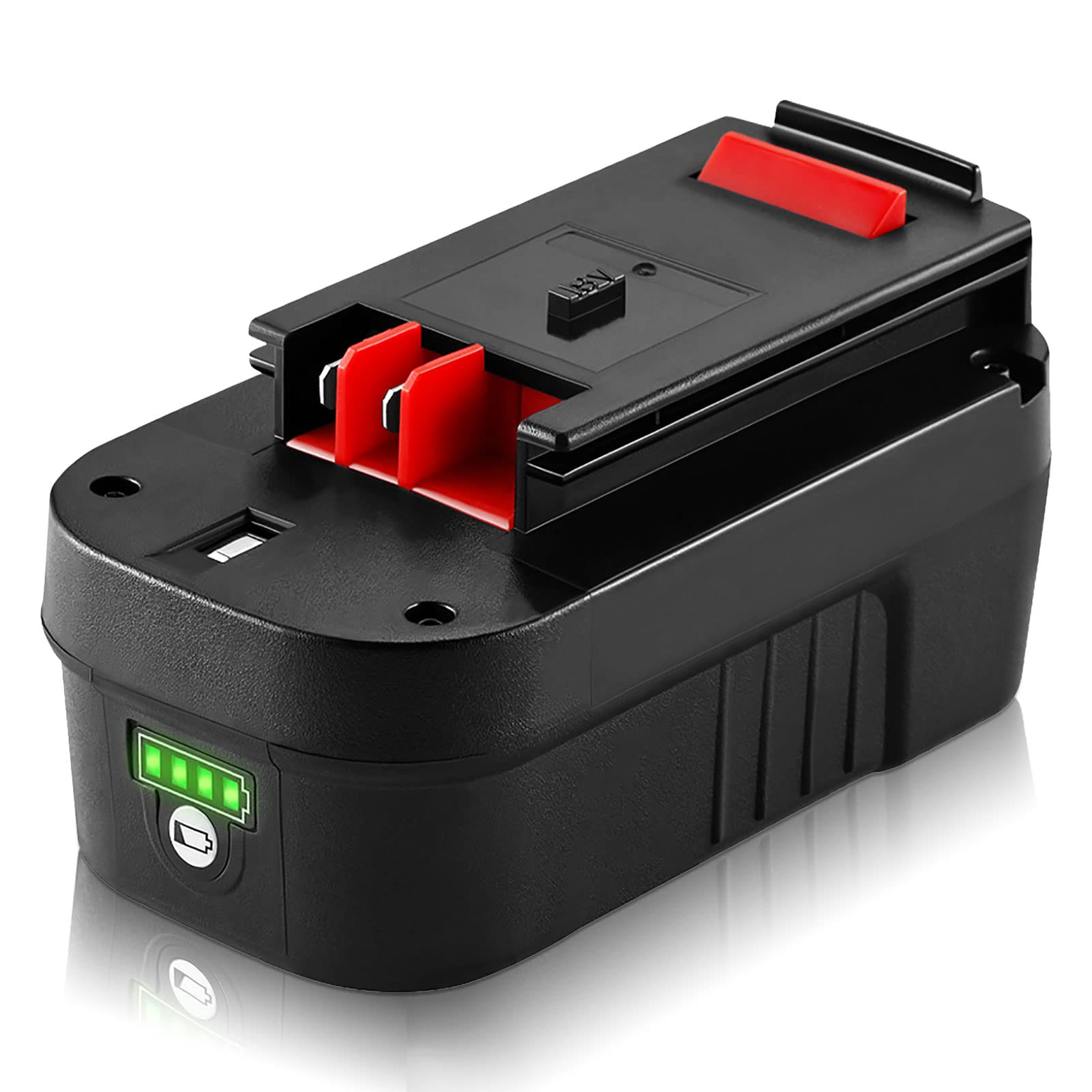 Photo 1 of ?Lithium-ion? DSANKE HPB18 18V 6.0Ah Lithium-ion Battery Replacement for Black and Decker 18Volt Battery for 244760-00 HPB18 Battery A1718 A18 A18E HPB18-OPE Firestorm FS180BX FS18BX FS18FL FSB18