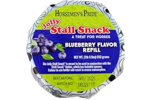 Horsemen's Pride Stall Snack Treat Refill for Horses; Blueberry Flavor