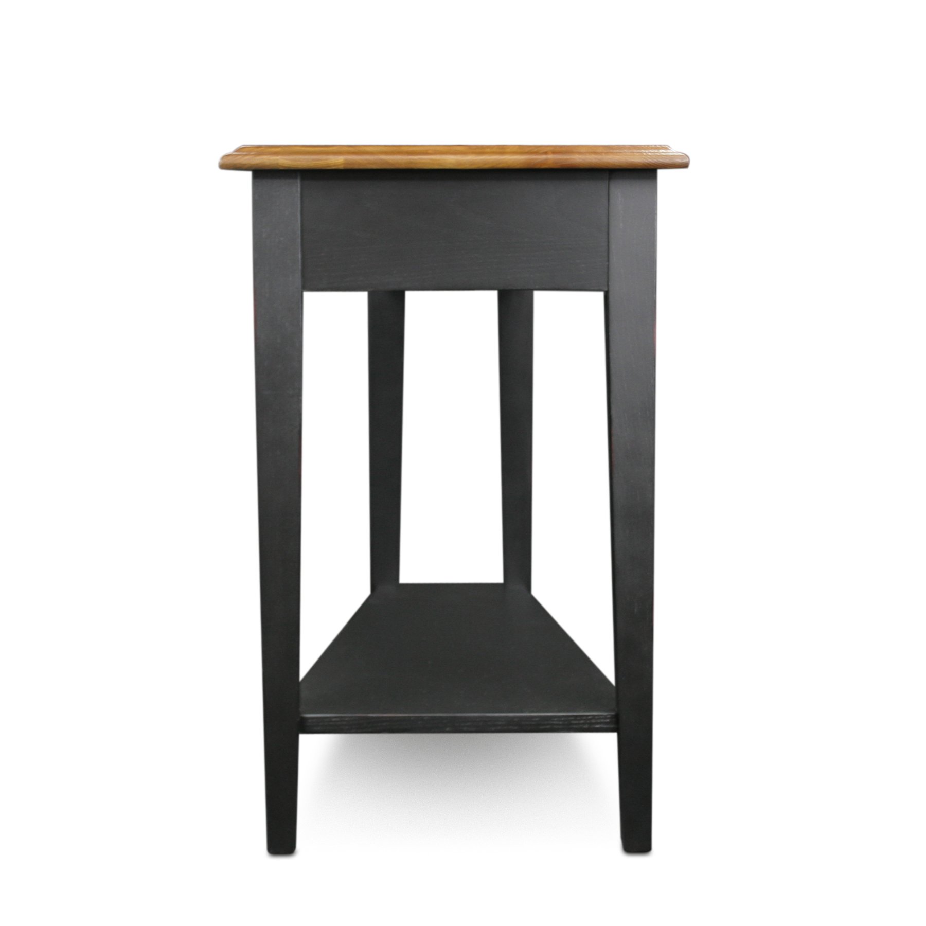 Leick Recliner Wedge End Table, Black eBay