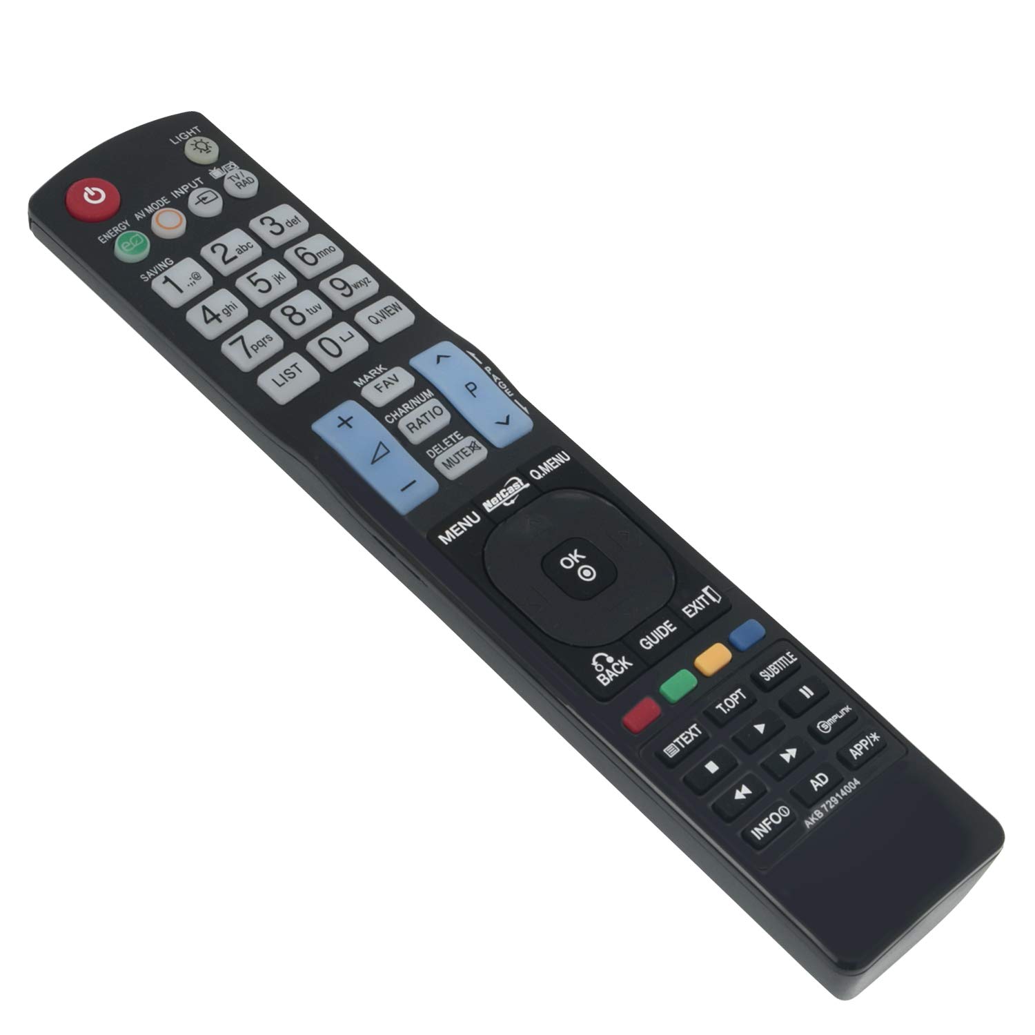 VINABTY AKB72914004 Replaced Remote for LG TV AKB72914209 M2450D-PZ 22LG3060 22LG3060-ZB 32LD550INFINIA 32LD570 32LE4508 42LD420C-ZA 42LD550 42LD650-ZC 42LE8500 42LE8500-ZA 42LE8800 42LG30UD 42LG5030