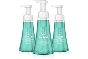 Method Foaming Hand Soap, Biodegradable Formula with Foaming Soap Dispenser Made of 100% Recycled Plastic, Waterfall Scent, 3
