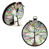 UE ROLL 2 / UE ROLL Case - Fintie PU Leather Carry Sleeve Pouch Bag Cover with Kickstand + Removable Holding Strap for Logitech Ultimate Ears UE ROLL 1/2 Wireless Mobile Bluetooth Speaker, Love Tree