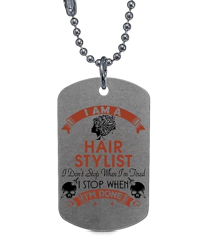 Dlawneck Good Hair Stylist Necklaces I M A Hair Stylist Dog Tag