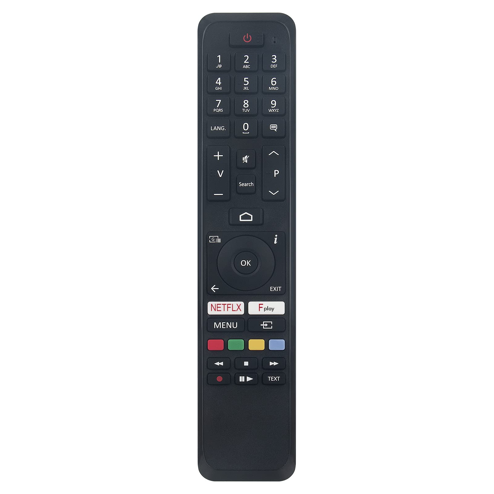 Replacement Remote Control Fit for Toshiba Ultra HD Android TV 43HAK6150UH 50HAK6150UA 65UA2B63DB 43UA2B63DB 49UA2B63DB 50UA2B63DB 55UA2B63DB 58UA2B63DB Remote