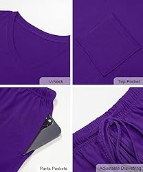 RUBZOOF Women's Short Sleeve Pajama Sets with