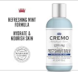Cremo Cooling Post Shave Balm Men Refreshing Mint 118ml Fights Razor Burn view 5