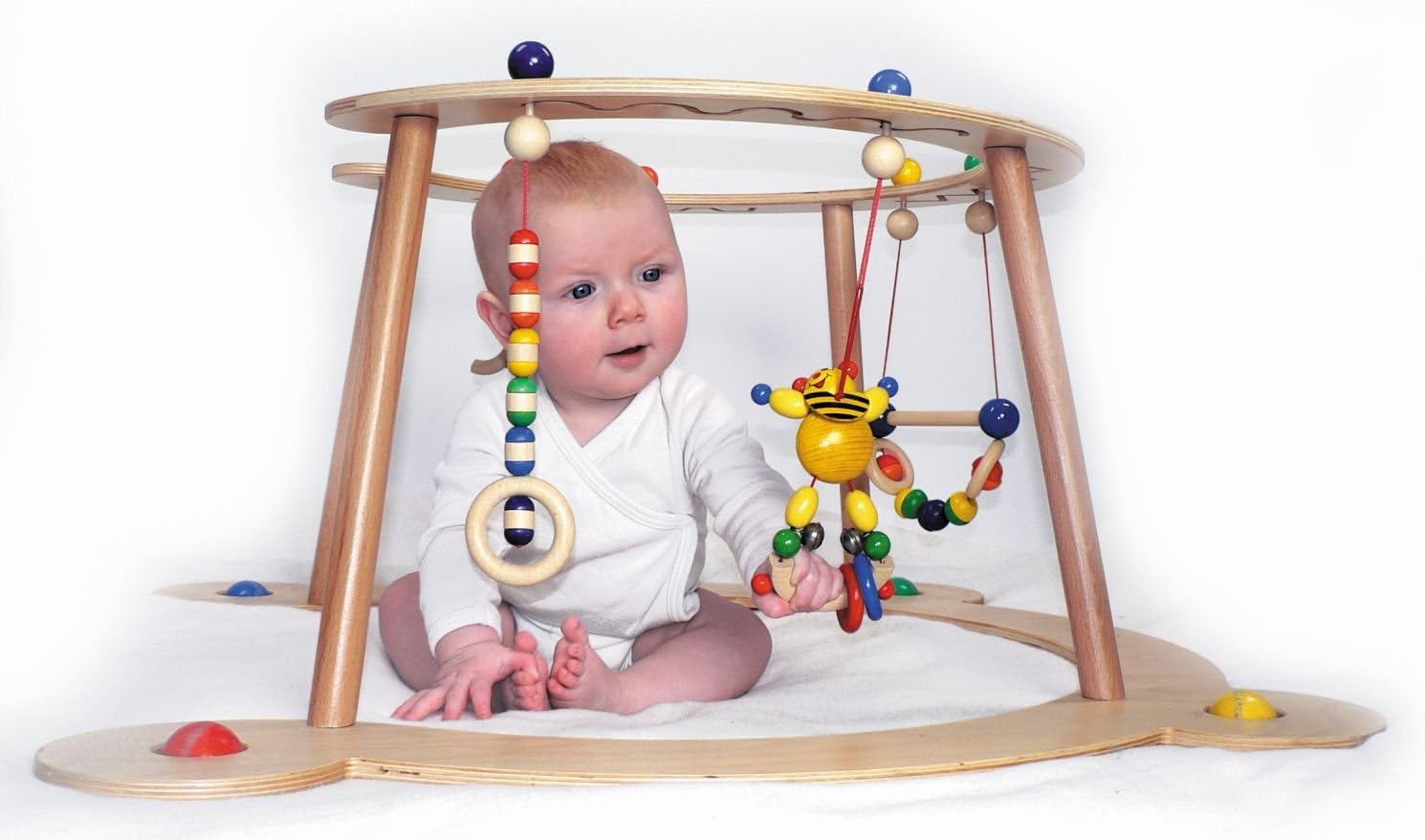 hess wooden baby gym