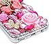 Galaxy S8 Case,Samsung Galaxy S8 Case 3D Handmade Bling Colorful Diamonds Champagne Flower Butterfly Shiny Sparkle Rhinestone Gems Crystal Clear Full Body Protection Hard PC Cover by Mavis's Diary