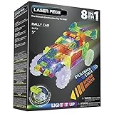 Laser Pegs Ventures 8-in-1 Rally Car Building Kit