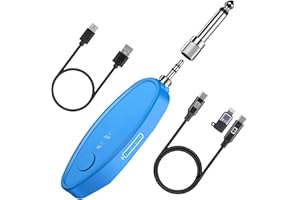 UETETO AI Vocal Remover with Bluetooth, Real-Time Voice Elimination with App Control for Party Karaoke, Home Karaoke System & Portable Karaoke Machine, 6.35mm/3.5mm Jacks, Type-C Rechargeable