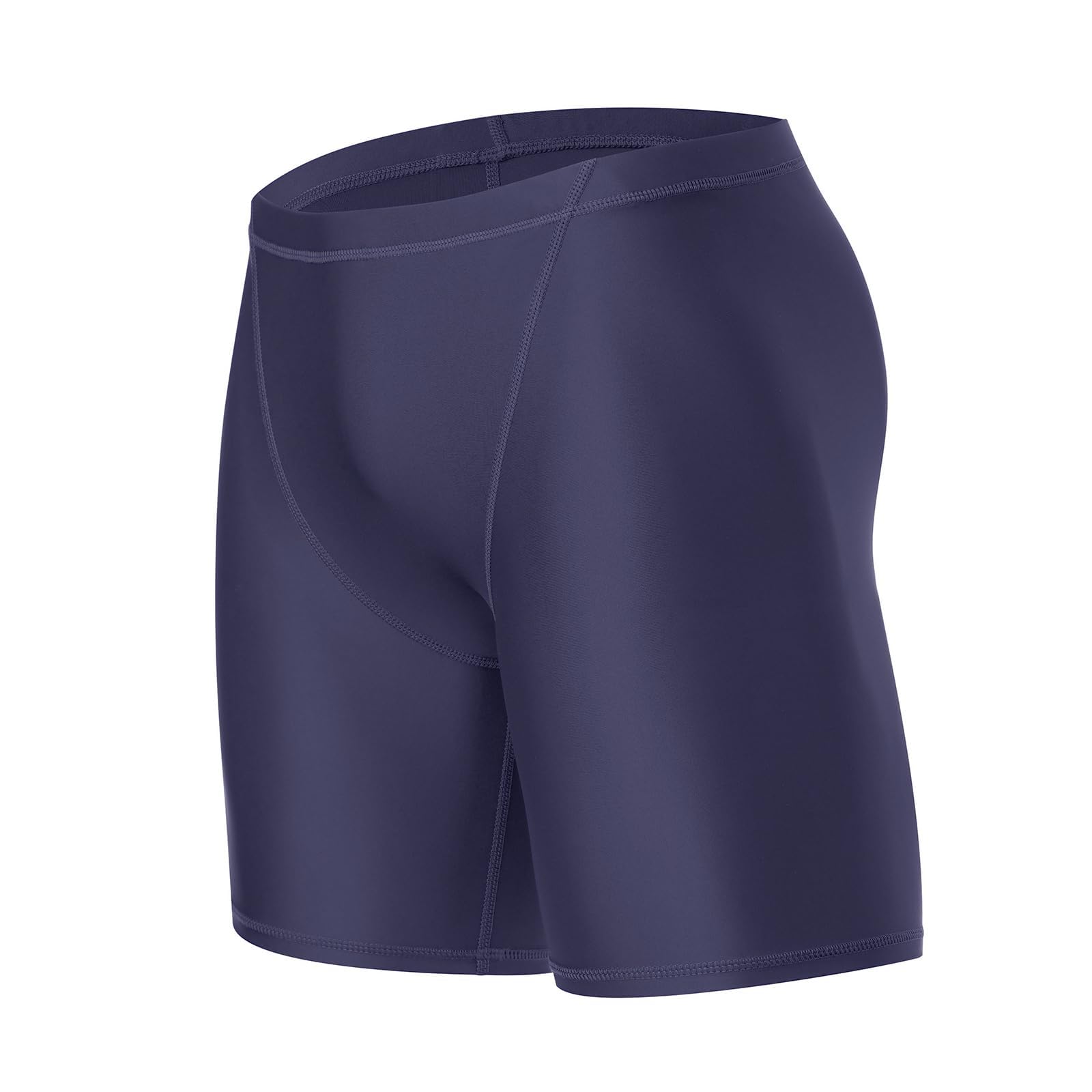 Photo 1 of Men Swimsuits Jammer for Swimming,Swim Jammer Men Square Legs UPF50 +,Trunks with Drawstring(Dark Blue Shots XL)