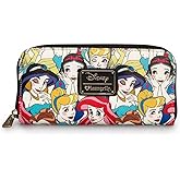 Loungefly Disney Princesses Classic Print Pebble Wallet, Multi, One Size