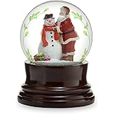 The San Francisco Music Box Company Musical Santa W/Snowman