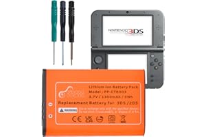 3DS Battery, Pickle Power 1350mAh CTR-003 Battery for Nintendo 3DS, 2DS XL, 2DS Game Console with Tool Kit (Not for New 3DS a