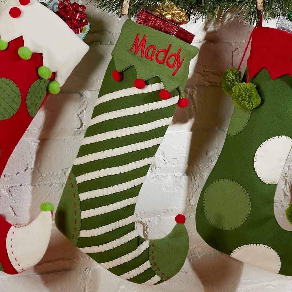 Stockings & Holders - DIBSIES Personalized Whimsical Jester Stocking - 19 Inch