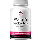 Natural Foundation Supplements Probiotics for Women Supplement Supports Vaginal & Digestive Health 240 Tablets 3 Billion CFU (240, Women's Probiotics)