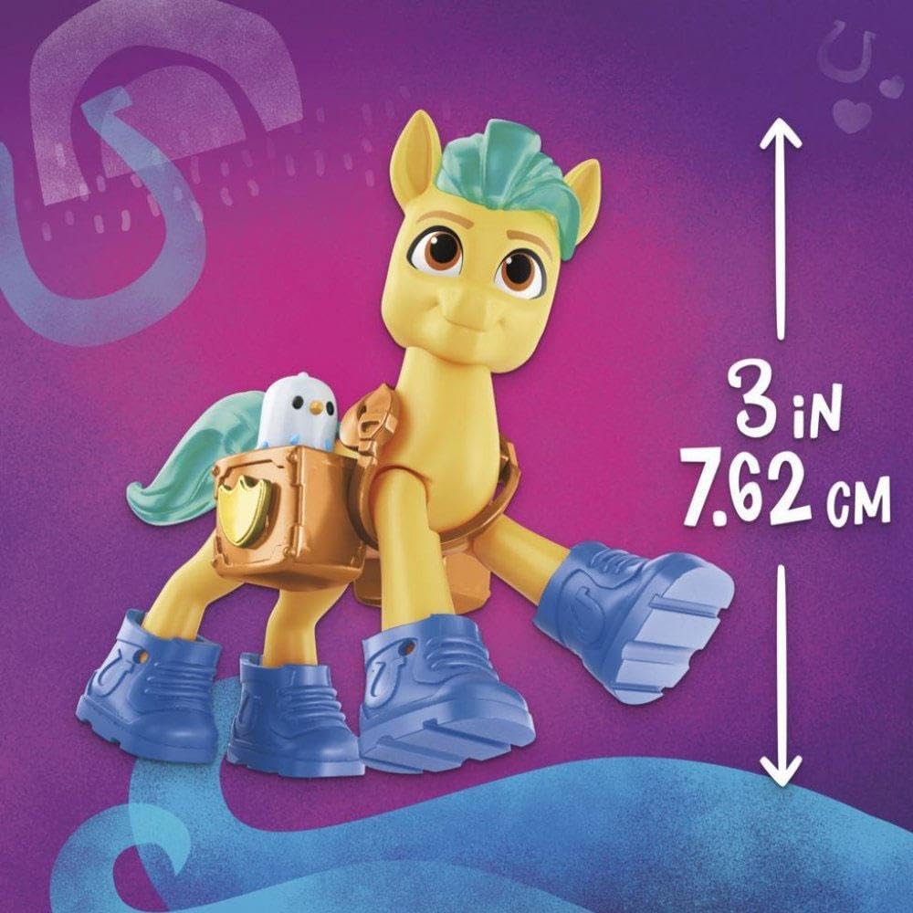 My Little Pony: A New Generation Movie Crystal Adventure Hitch Trailblazer - 3-Inch Pony Toy with Surprise Accessories, Friendship Bracelet