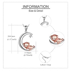 ONEFINITY Pig Necklace 925 Sterling Silver Origami