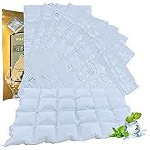 WAQIWARON Ice Sheets for Coolers Reusable - Ice Pack Sheets - Ice Mat with Flexible 96 Ice Cube Packs - Ice Blanket Large Flat Freezer Long Lasting Ice Packs for Cooler
