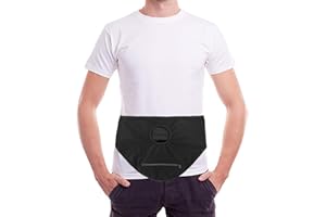 FSUHHIAD Ostomy Belt Black | Ostomy Support Belt | Stealth Belt Ostomy Bag Cover for Men & Women | Colostomy Bag | Ostomy Wrap for Sport Swiming | Inner Pocket to Hold Ostomy Pouch | Ostomy Supplies (Upgraded)