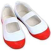Tkieio Cosplay Shoes Nene Yashiro Cosplay Shoes Prop White-red Dance Shoes Halloween