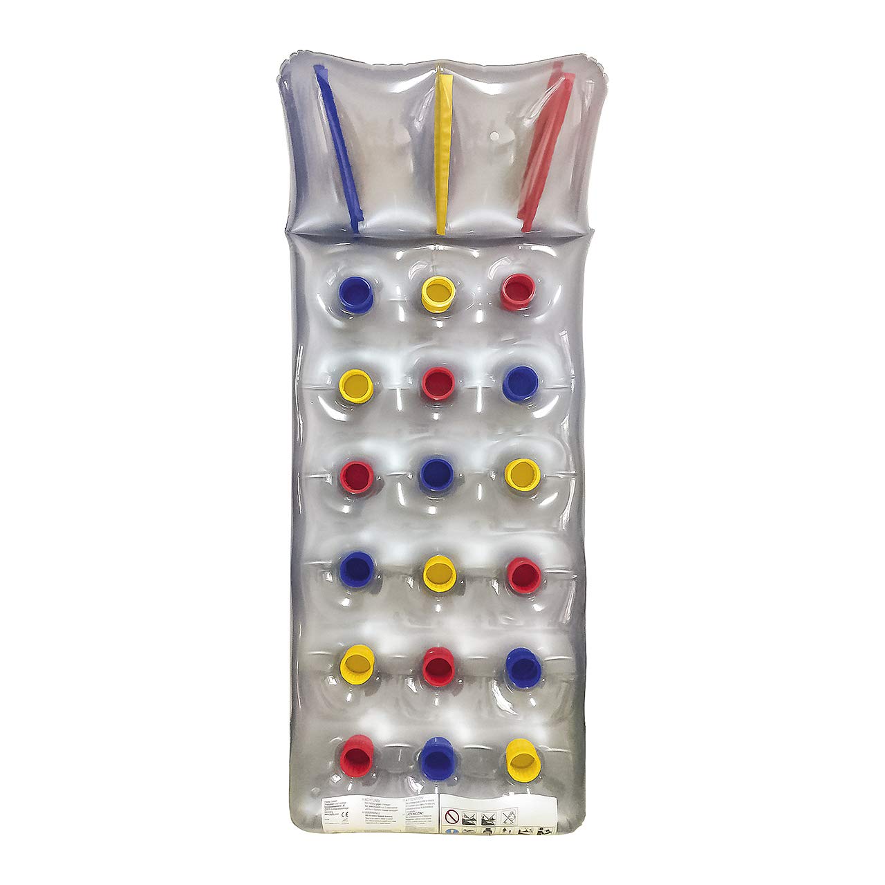 Fashy Pool & Beach Toys 8134 Airbed Silver-Multi