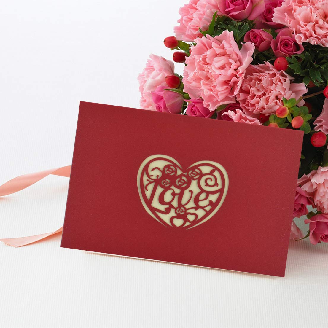 Tongcloud Mother’s Day Cards, 3D cards with Envelope Sticker for Mother\'s Day,Mother’s Gifts Special Event Greetings from Son, Daughter