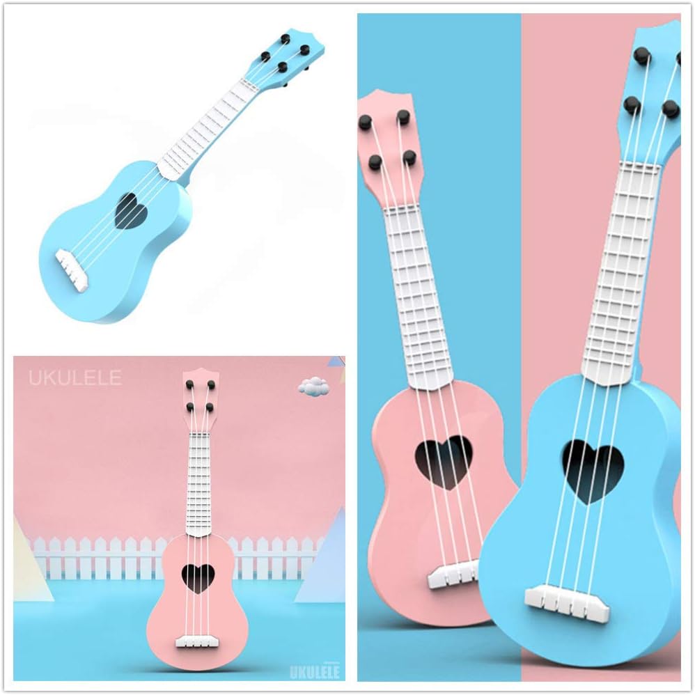Azul Claro NUOBESTY Niños Ukelele Guitarra pequeña 4 Cuerdas Instrumento  Musical Juguetes educativos de Aprendizaje con partitura Musical Regalo de  Fiesta para niños niños Estudiantes Principiantes Guitarras y cuerda  Instrumentos musicales para