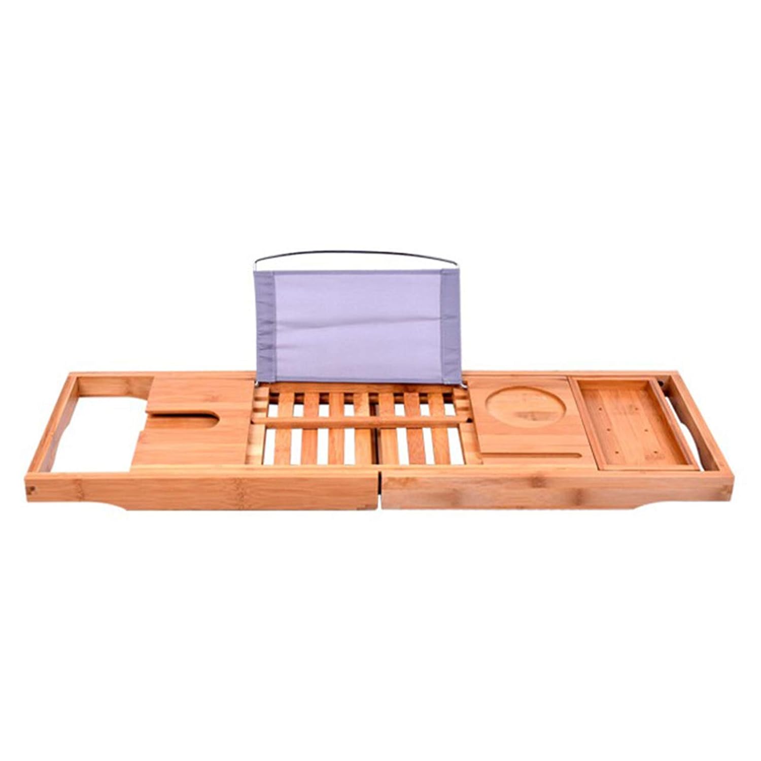 Bathtub Caddy Tray Bamboo Spa Bathtub Caddy Organizer ...