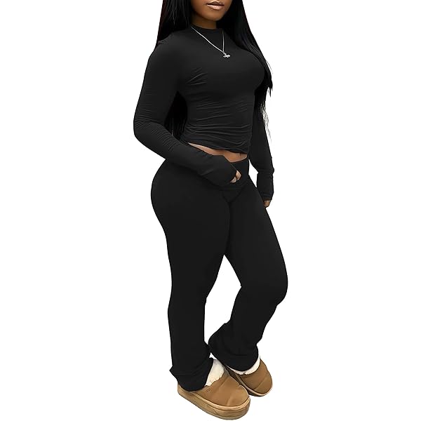 最終値下げ！佐藤健男女兼用LONG SLEEVE LOUNGE WEAR SET Amazon.com: Women's Lounge Sets Two Piece Fall Outfits 2 PC