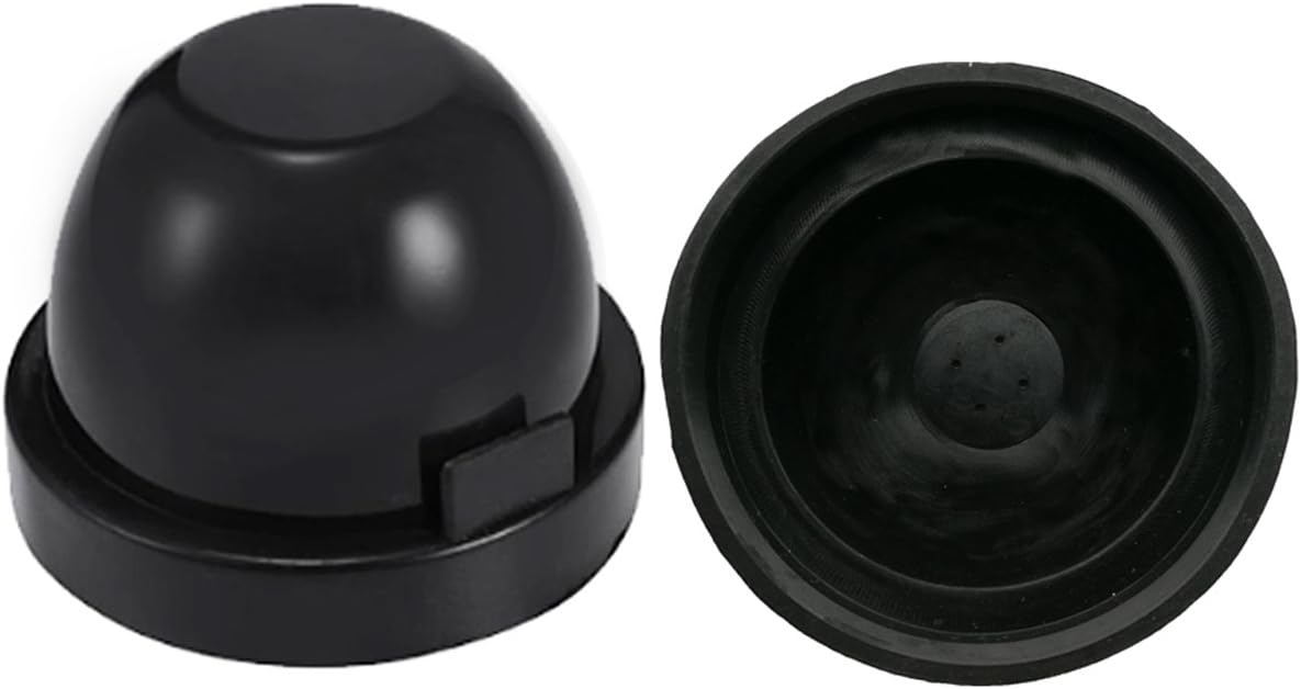 2Pcs 70mm Dia Housing Dustcover Protection Rubber Shell Seal Caps Cover for Car LED Headlight HID Xenon Lamp