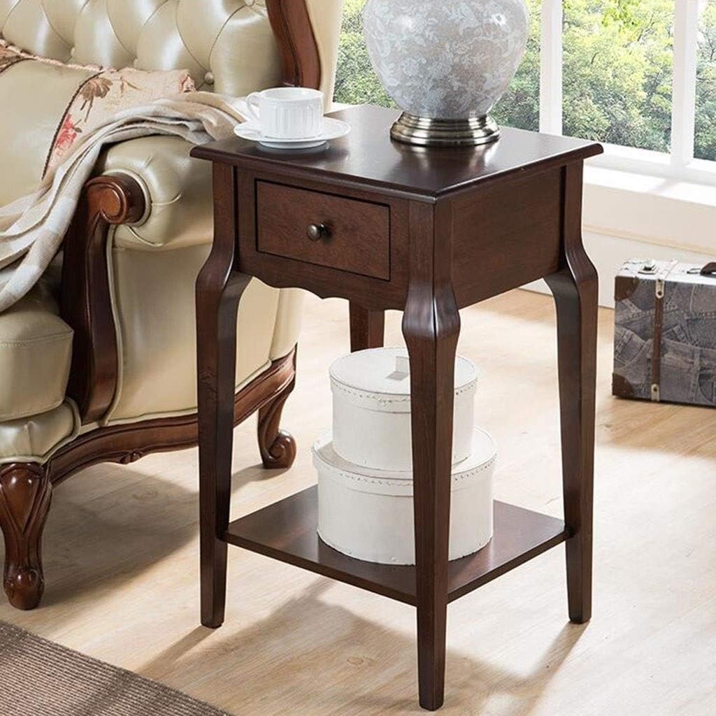 Amazon Com Hizljj Chairside End Table 1 Drawer Contemporary
