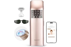 SALLOOT Laser Hair Removal, 25J Energy Triple-Pulse IPL Laser Hair Removal for Women, 12 cm² Comfort Sapphire 37 °F Ice-Cooling Contact, Hair Removal Device for Armpits Legs Arms Bikini Line