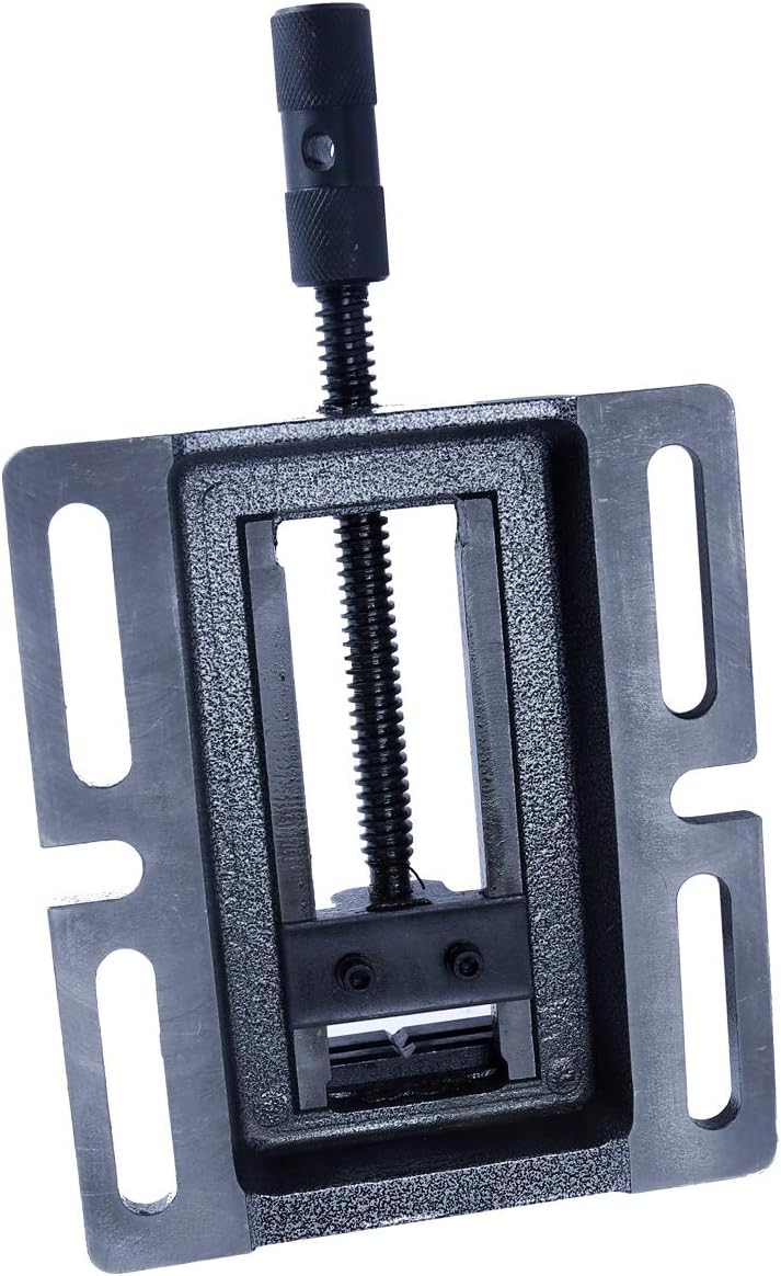 TOPWAY Drill Press Vice 100mm 4 Inch Professional Precision German Type Pillar Bench Drill Vice Clamp for Workshop Milling Machine Machinery Maintenance 403254 - Image 5