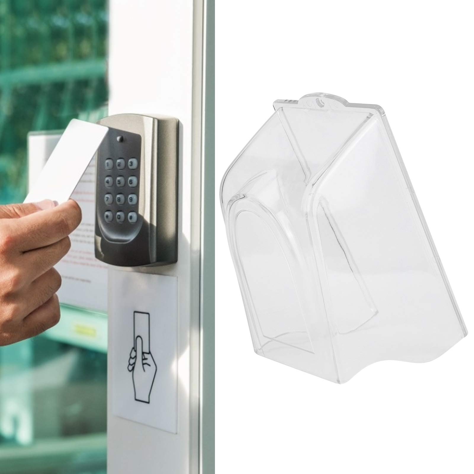 Waterproof Doorbell Rain Cover, Outdoor Access Control Protection Shell, Weather Shelter for Villa Access Control, Fingerprint Lock