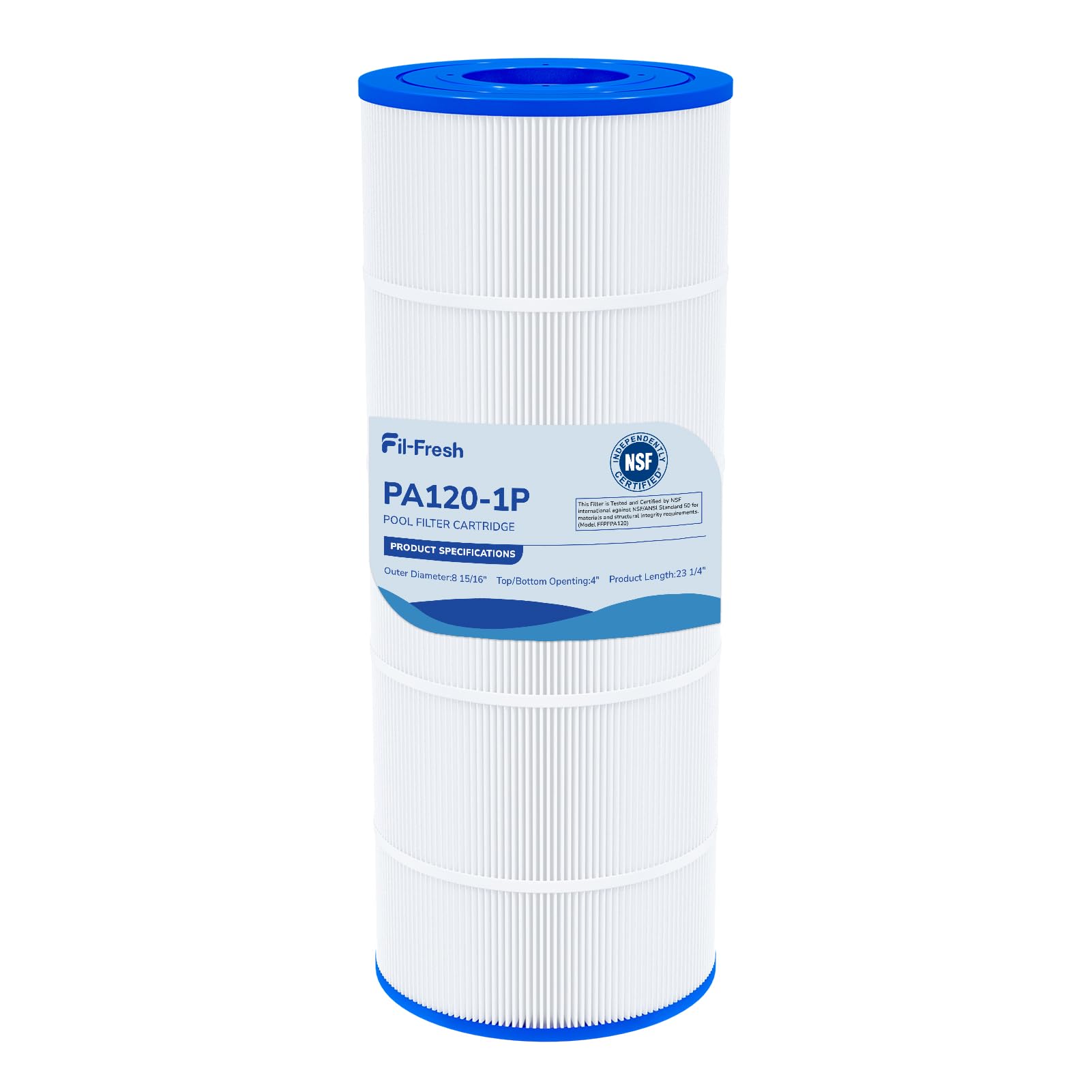Photo 1 of Fil-fresh C1200 Pool Filter Cartridges Compatible with Hayward C1200, Replacement for Pleatco PA120, Hayward CX1200RE, Unicel C-8412, 120 sq.ft