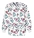 Cherokee Women's Snap Front Warm-up Jacket, Heartbeat, Small