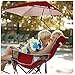 Sport-Brella 3-Position Recliner Chair with Removable Umbrella and Footrest