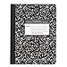 ROARING SPRING Hard Cover Composition Notebook, Black Marble Comp Book, 9.75″ x 7.5″, 5x5 Grid Graph Ruled, 80 Sheets (160 Pages), Made in USA