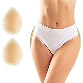 Framad 2 Pcs Hip Pads for Women, Self-Adhesive Silicone Hip Enhancer Yellow