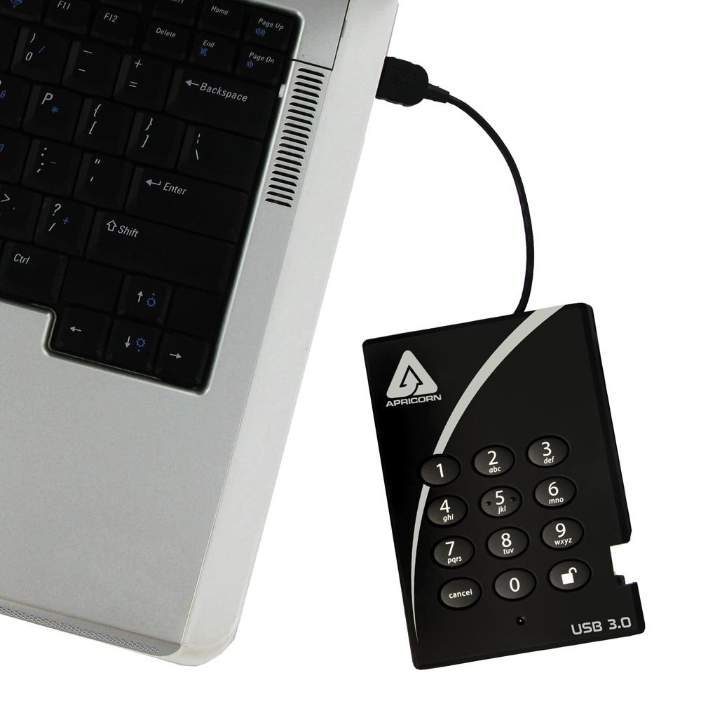 Apricorn Aegis Padlock 1 TB USB 3.0 256-Bit AES XTS Hardware Encrypted  Portable External Hard Drive A25-3PL256-1000: Amazon.ca: Computers & Tablets