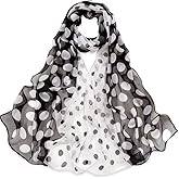 E-Clover Herebuy - Unique Women's Floral Scarves: Chiffon Flowers & Birds Printed Scarf
