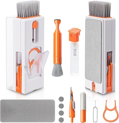 Alyvisun 11 in 1 Keyboard Cleaning Kit Multifunctional Cleaning Brush Keycap