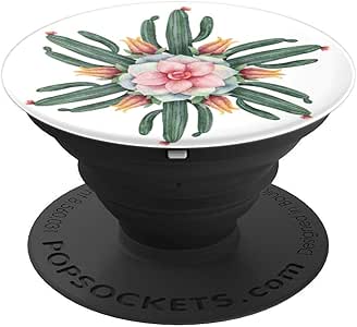 Download Amazon.com: Cute Cactus Mandala Watercolor On White