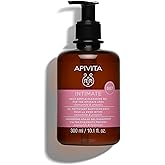 APIVITA Intimate Feminine Wash | pH-Balancing Gentle Creamy Cleanser, 300 mL / 10.1 oz