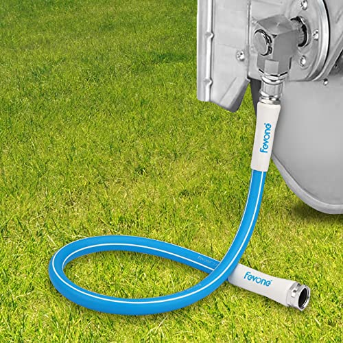 Fevone Leader Hose 3 ft Lead in Short Hose 5/8 Heavy Duty Flexible